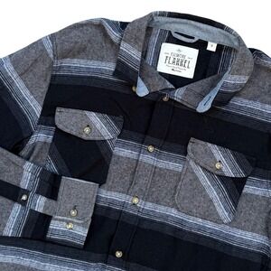 Tallwoods The Filmore Flannel Plaid Premium Shirt Small Button Down Gorpcore men